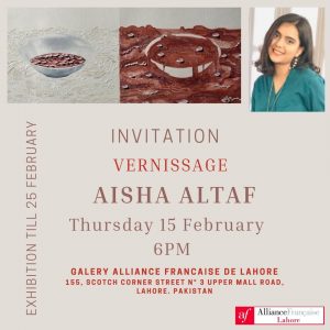 Exhibition Aisha Altaf @ Alliance Française